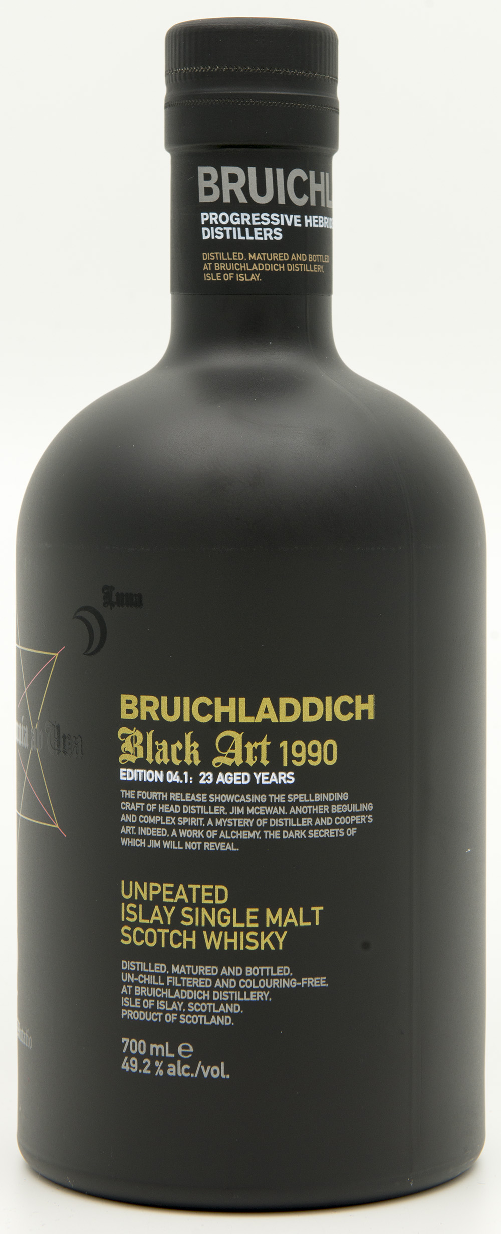 Billede: DSC_6183 - Bruichladdich Black Art 1990 - Edition 04.1 - 23 years - bottle front.jpg