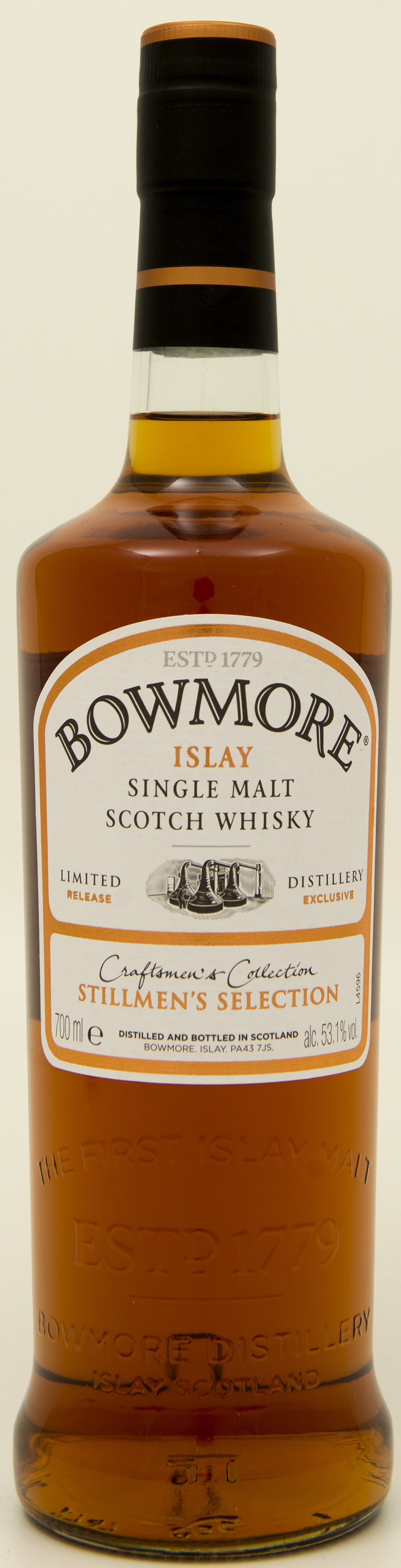 Billede: DSC_3223 - Bowmore Stillmen's Selection - bottle front.jpg