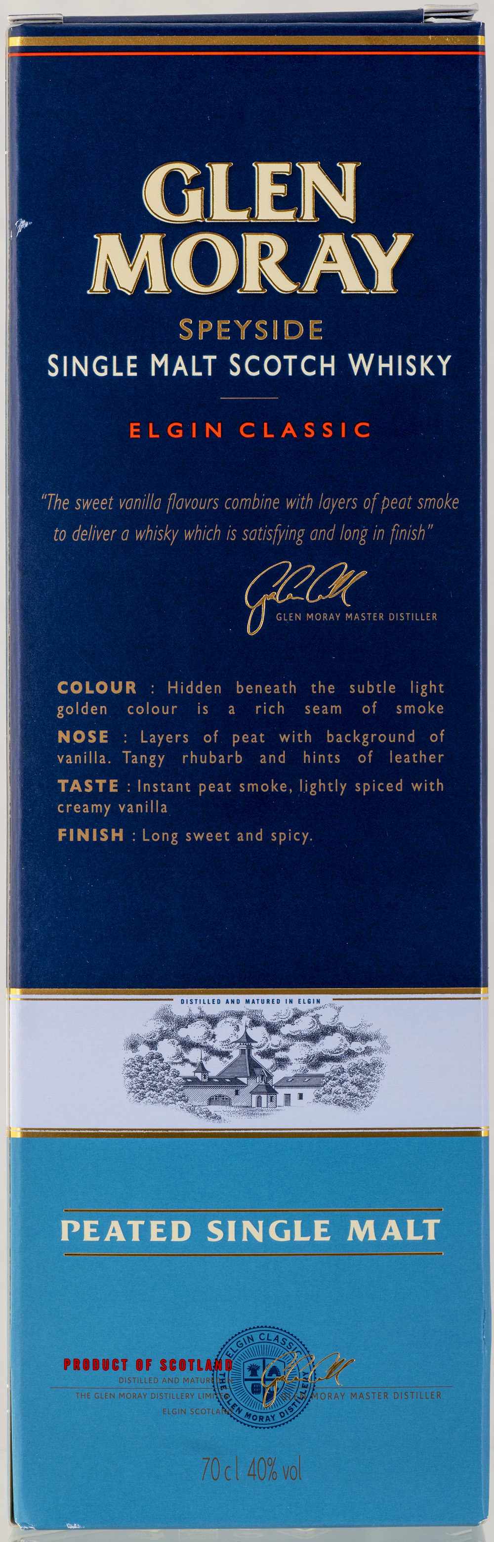 Billede: PHC_2271 - Glen Moray - Elgin Classic Peated - box back.jpg