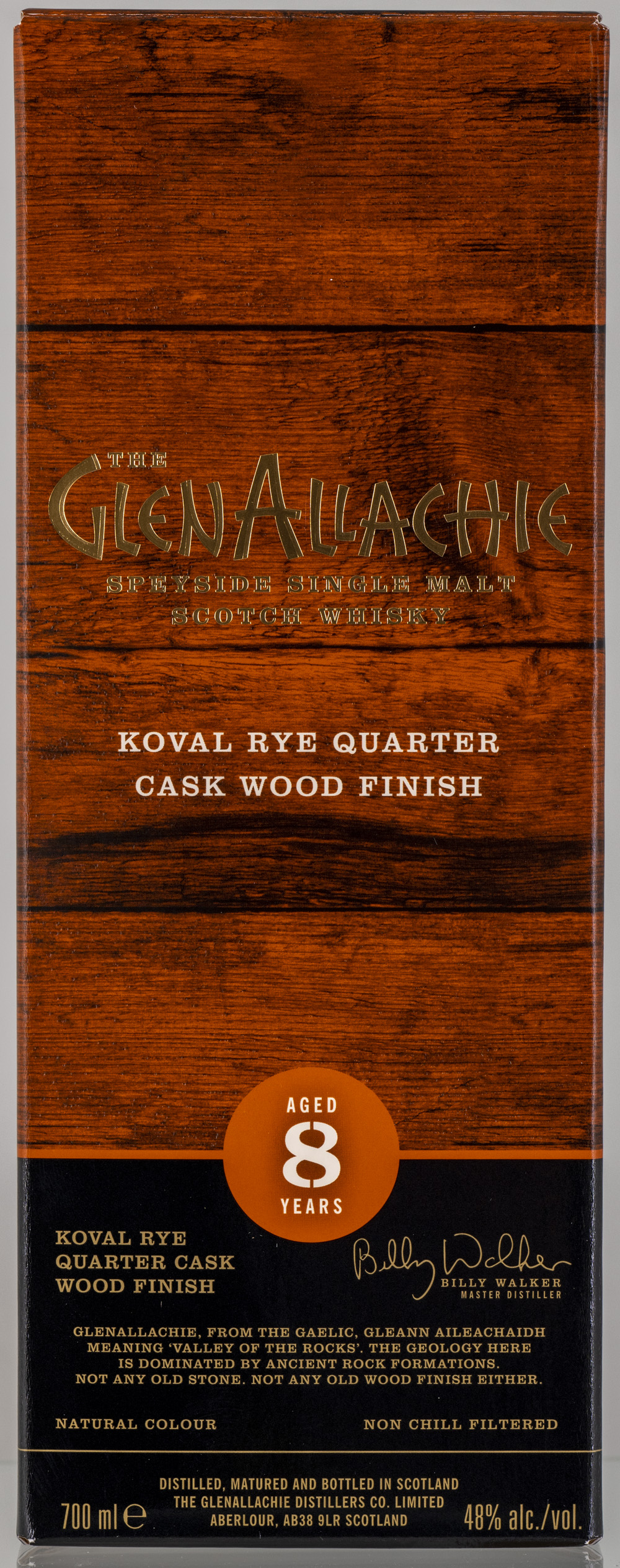 Billede: PHC_2274 - GelAllachie 8 Koval Rye Quarter Cask Wood Finish - box front.jpg