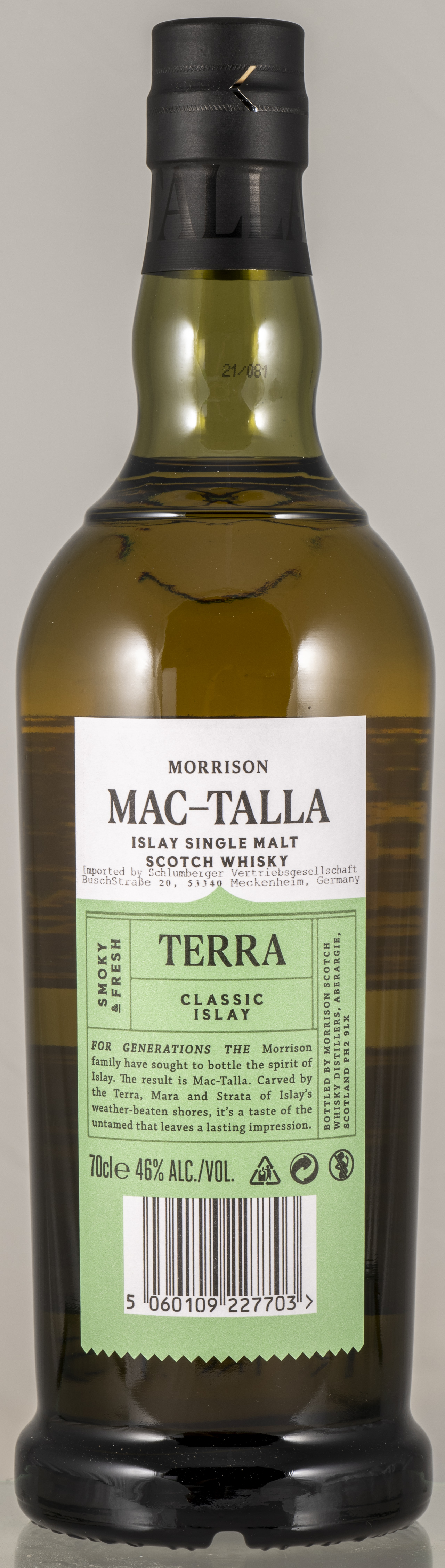 Billede: PHC_7113 - Mac-Tella Terra - bottle back.jpg