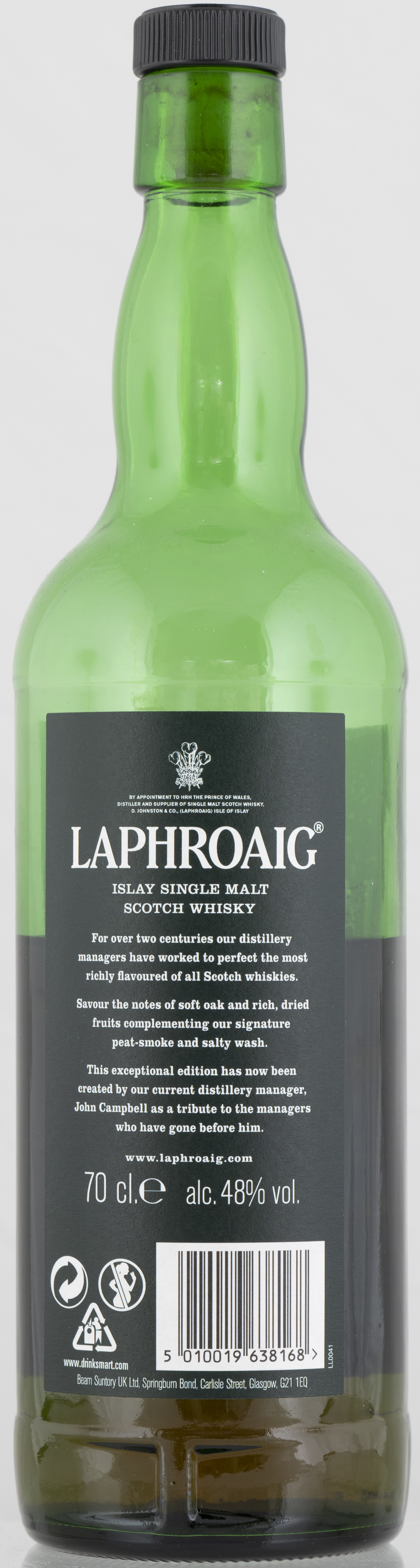 Billede: PHC_7241 - Laphroaig 1815 Legacy - bottle back.jpg