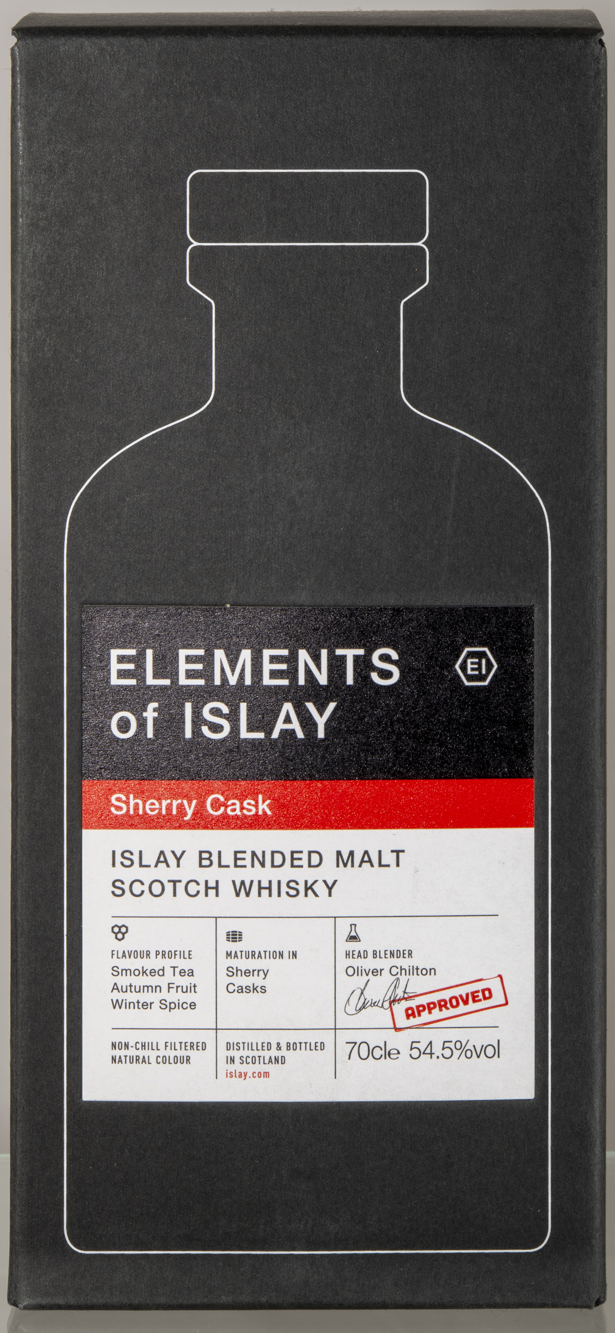 Billede: D85_8318 - Elements of Islay - Sherry Cask - box front.jpg