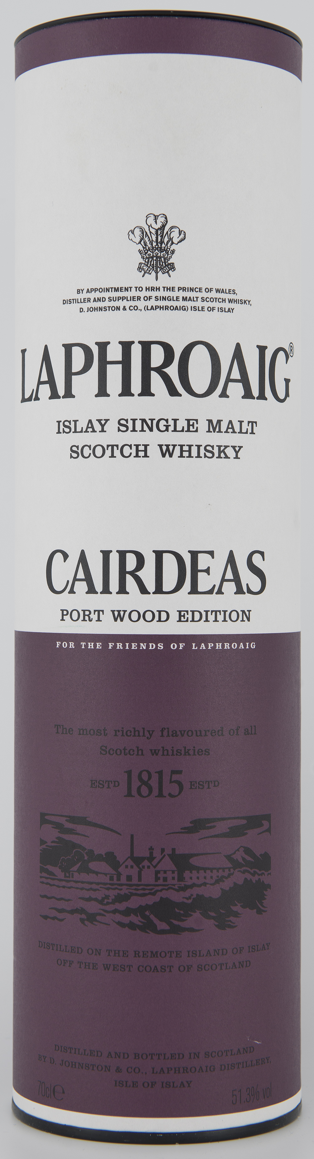 Billede: DSC_3216 Laphroaig Cairdeas Port Wood Edition (Feis Isle 2013) - tube front.jpg